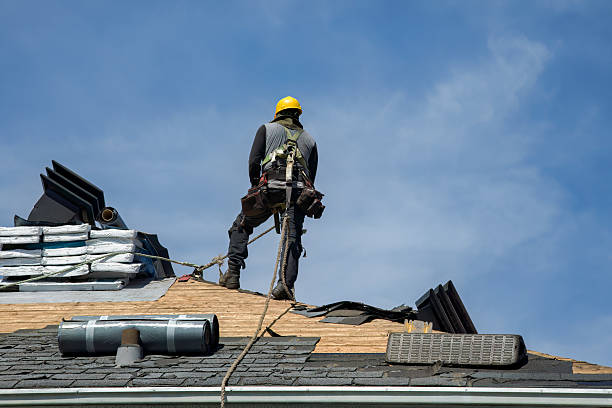 Professional Roof Replacement technician working in Alton, NH